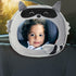 Diono Easy View Racoon Character Baby Car Mirror, Safety Car Seat Mirror for Rear Facing Infant, Fully Adjustable, Wide Crystal Clear View, Shatte...