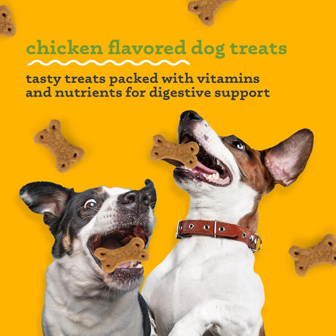 Wags & Wiggles Gentle Belly Functional Treats for Dogs, Chicken Flavor, 5.5 Resealable Bag| Digestive Support | Pumpkin Dog Treats for Dogs with S...