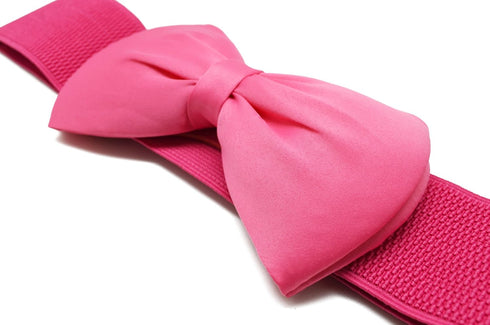 Women Cute Bow/Flower Wide Elastic Waist Belt - Adorable Dress Accessory...