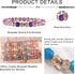 PIPITREE 16PCS Crystal Bracelet Beaded Bracelets for Women, Colorful Stackable Stretch Beads Bracelets Healing Crystals Rhinestone Spacers Anxiety...