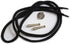 Blank Bolo Tie Parts Kit Round Slide Textured Tips Black Cord DIY Silver Tone Tone Supplies for 4 Ties...