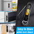 Meat Thermometer Digital, Instant Read Meat Thermometer for Grill and Cooking, with Bottle Opener, Backlight & Calibration Food Thermometer, Kitch...