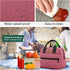 HOMESPON Insulated Lunch Bag for Women Men Lunch Box Cooler Lunch Tote for Work Picnic (Rose)...