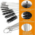 11pcs Long Pipe Cleaner Set, Flexible Drain Brush, Flexible Long Drain Brush Extra Long Flexible Tube Cleaning Brush Fridge Cleaning Tool for Clea...