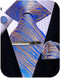 Mens Tie and Pocket Square Set, Silk Tie Handkerchief Cufflinks and Clip Set for Men...