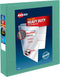 Avery Heavy-Duty 3 Ring Binder, 1.5 Inch Slant Rings, Mint View Binder (79271)...