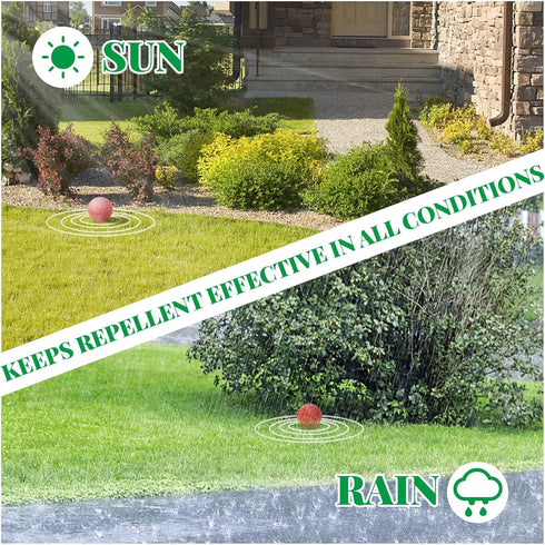 12 Pack Snake Repellent for Yard Powerful, Natural Snakes Balls for Repelling Snakes Rats and Other Pests, for Outdoor Indoor Lawn Garden Camping ...