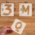 36Pcs Letter Stencils for Painting, Reusable Numbers & Alphabet Stencils,Spray Painting Stencils,Letter Stencils for Wood,Wall,Fabric,Rock,Chalkbo...