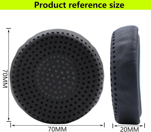 Grind Ear Pads Replacement Repair Accessories Porous Leather-Faced Ear Pads Compatible with Skullcandy Grind Wireless Earphones (Black)......