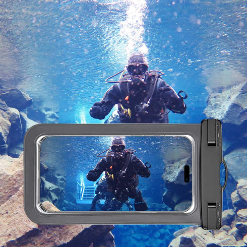 6 Pack Multicolor Universal Waterproof Phone Pouch, Large Phone Waterproof Case Dry Bag (Protection Level: IP68) Outdoor for Apple iPhone,Samsung,...