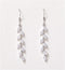 SWEETV Marquise Wedding Dangle Earrings for Brides Bridesmaid, Crystal Long Bridal Earrings for Women Prom...