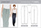 Style Arc Sewing Pattern - Anna Pant (Sizes 18-30)...