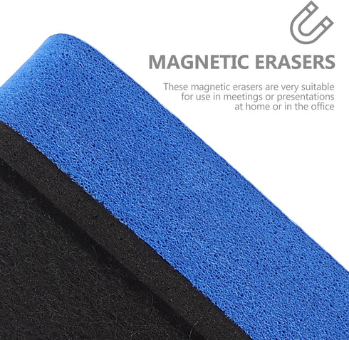 LALAFINA 24pcs Magnetic Dry Erase Erasers Colorful Whiteboard Eraser Chalkboard Cleaner Wiper Magnetic Whiteboard Erasers for Classroom, Home, Off...