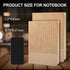 Lined Journal Notebook For Women Men,216 Pages A5 Leather Cover Aesthetic Journal Business Office College Diary Writing,100 GSM Thick Paper, 5.79"...