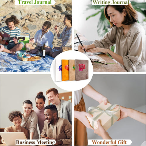 Fanery Sue Journal for Women & Men Tree of Life Journals for Writing with Pen, A5 College Ruled Lined Writing Personal Diary Notebooks 180° Lay Fl...