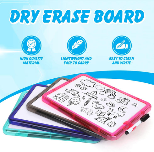 Small Dry Erase Board, Small White Board, Magnetic Whiteboard, Small Whiteboard - 8.5” X 11” - White Board for Refrigerator, for Kids, Students, M...