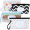 FEBSNOW 4 Pack Baby Refillable Baby Wet Wipe Dispenser, Reusable Wipes Pouch Container, Lightweight Portable Travel Wipes Holders...