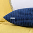 HWY 50 Navy Blue Corduroy Throw Pillow Covers 16x16 Inch, Pack of 2, Soft Solid Decorative Cushion Cases for Couch Sofa Bed Living Room, Corn Text...