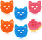 6 Pcs Cat Dual Sided Scrub Sponge Cleaning Sponges Cute Temperature Sensitive Dish Sponges for Washing Dishes Non Scratch Household Multi Use Spon...