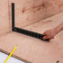 VINCA Carpenter Framing L Shape Square, SCLS-1208BK 8 inch x 12 inch, Steel Black Finished...