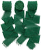 Chiffon Ribbon, 3 Rolls Dark Green Handmade Fringe Chiffon Silk Ribbon 1.5" x 7Yd Ribbons Set for Wedding Invitations,Christmas, Bridal Bouquets, ...