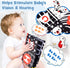 Baby Mirror Tummy Time Toys: 3 in 1 Black White High Contrast Baby Mirror with Book & Mat Montessori Toy for 0 3 6 9 12 Months Newborn Gifts for B...