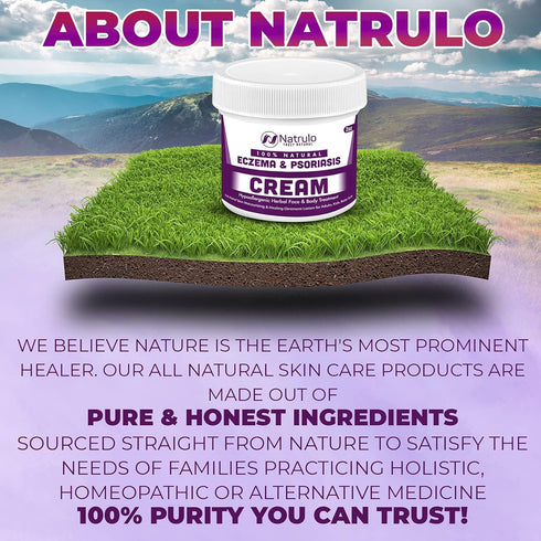Natrulo Natural Skin Cream 2oz – Itch Skin Ointment Lotion for Adults, Kids, Baby – Safe, Gentle on Sensitive Skin, Moisturizing, Herbal Face & Bo...