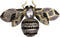 EVER FAITH Rhinestone Crystal Honeybee Insect Brooch for Women...