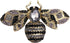 EVER FAITH Rhinestone Crystal Honeybee Insect Brooch for Women...