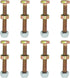 (Pack of 8) 1501216MA 1501216 Shear Pins & Nuts Kits for AYP Craftsman Murray 9524MA 301172 301172MA 722130 Snow Throwers...