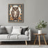 Posterizer 1 pcs- Brown owl poster with flowers-Art for Animal Lovers-Floral Botanical Art- Gift for Men Women Entrepreneur Teens-Decor for Home &...