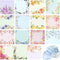 Clabby 15 Pads Pop up Sticky Notes 3 x 3 Inch Floral Sticky Notes Refills Cute Sticky Pads Pop up Note Pads Flower Self Sticky Notes Memo Notes fo...
