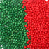 300Pcs10mm Wood Beads for Craft/Christmas Decor Red and Green Painted Wooden Beads Hole 3mm, Loose Spacer Beading Supplies for Jewelry Making/DIY ...