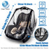 Car Seat Rain Cover,Food Grade EVA,Universal Car Seat Rain,Waterproof, Windproof Protection,Protect from Dust Snow,Rain Cover Features Quick-Acces...