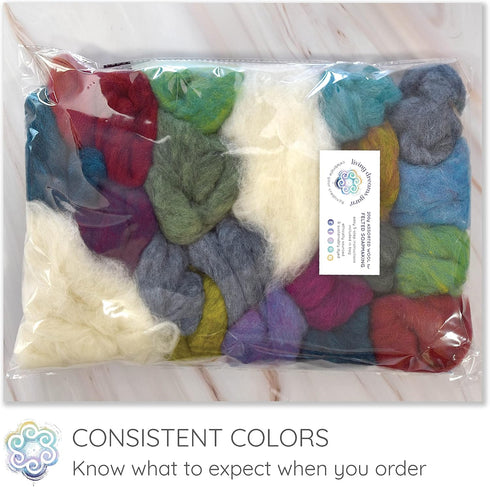 SOAP Felting KIT: Make Your Own Felted Soap. Kit Includes Wool & Written Instructions. Creative Kids Craft, Gift Idea, Bathroom Décor, Natural Exf...