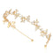 Crystal Headband Bridal Tiara Flower Shape Women's Headpiece Metal Rhinestone Headbands For Girls...