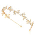 Crystal Headband Bridal Tiara Flower Shape Women's Headpiece Metal Rhinestone Headbands For Girls...