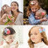 5 Inch Hair Bows for Girls Boutique Ribbon Artificial Floral Hair Bow Clips Hair Accessory for Girls 11pcs...