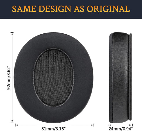 SOULWIT Cooling Gel Earpads Replacement for KRK KNS6400/KNS6402/KNS8400/KNS 8402 Headphones, Ear Pads Cushions with Durable Ice Silk Fabric, Comfo...