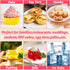 R HORSE 42 Pack Silicone Molds Cupcake Multi Flower-Shaped Baking Cups Multi Color Cupcake Liners Nonstick Muffin Baking Mould Reusable Muffin Cup...