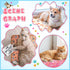 4 Pcs Pet Blanket Dog Puppy Blanket Paw Print Fleece Blanket for Small Medium Pet Dog Cat Warm Soft Sleep Mat Guinea Pig Cage Liners Blanket (Whit...