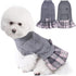 YUDODO Dog Sweater Dress for Small Dogs Winter Warm Dog Turtleneck Sweater Soft Puppy Knitwear Clothes Cute Doggie Dresses for Teacup Dog Yorkie C...