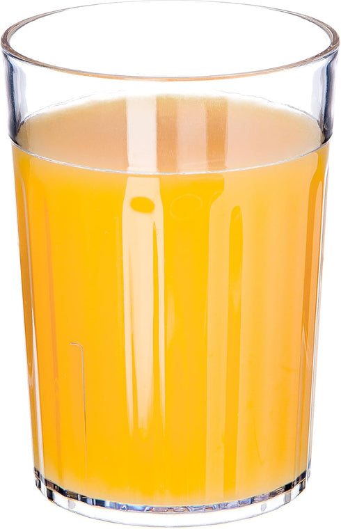 Carlisle FoodService Products Bistro Tumbler Plastic Tumbler for Restaurants, Catering, Kitchens, Plastic, 10.2 Ounces, Clear...
