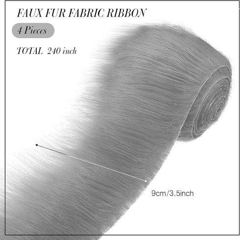 2 Pieces Faux Fur Square Furry Fur Fabric Cutting Faux Fur Fabric Shaggy Furry Fabric Fluffy Fabric Fur Chair Cover Patches Clothing Decoration Su...