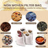 300 Pcs Tea Filter Bags, Disposable Tea Filter Bags for Loose Leaf Tea from Safe Natural Materials, Bring Tea Spoon,Empty Tea Bags Suitable for Lo...