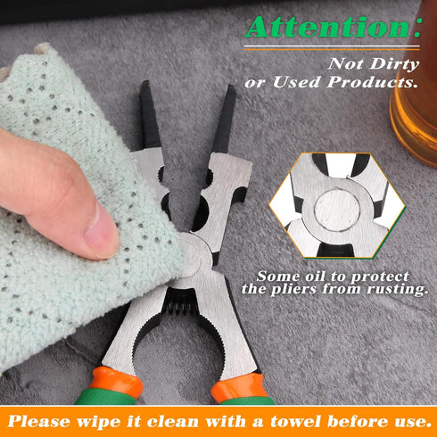 SPEEDWOX 7 Inches Mig Welding Pliers With Measurement Holes Multi-Function Welding Pliers Mig Welder Welding Tools Mig Pliers Welding Equipment We...