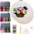 Dortusen 3 Sets Embroidery Kit for Beginners Adults Learn Different Stitches DIY Kits Includes Embroidery Tools Easy to Follow Instruction Embroid...