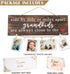 Grandparents Gifts from Grandchildren, Side by Side or Miles Apart Grandkids Photo Holder, Great Grandparents Day or Christmas Birthday Gifts for ...