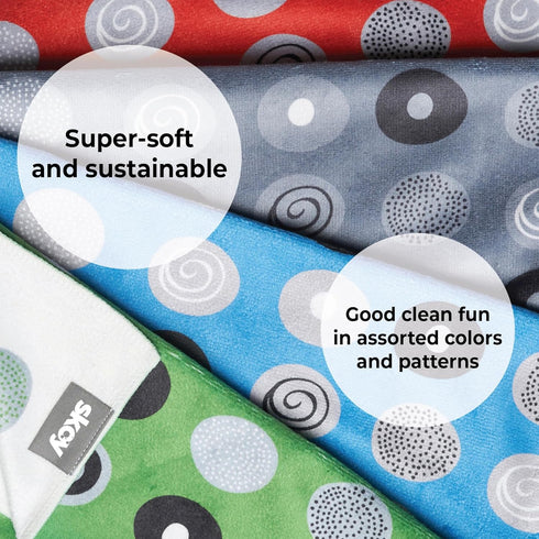 Skoy Kitchen Towel, 1-Pk 100% Recycled Polyester Towel for Dishes, Glassware, Cookware and Hands, Reversible Design, Absorbent Kitchen Towel, 18" ...