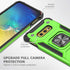YmhxcY Galaxy S10E Case Samsung S10E Case with HD Screen Protector, Armor Grade Cases with Rotating Holder Kickstand Non-Slip Hybrid Rugged Phone ...